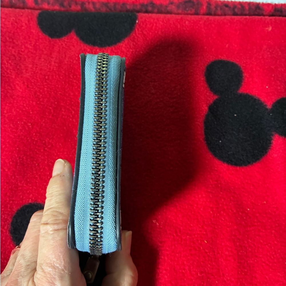 Disney Mickey Mouse Blue Wallet - Picture 2 of 4